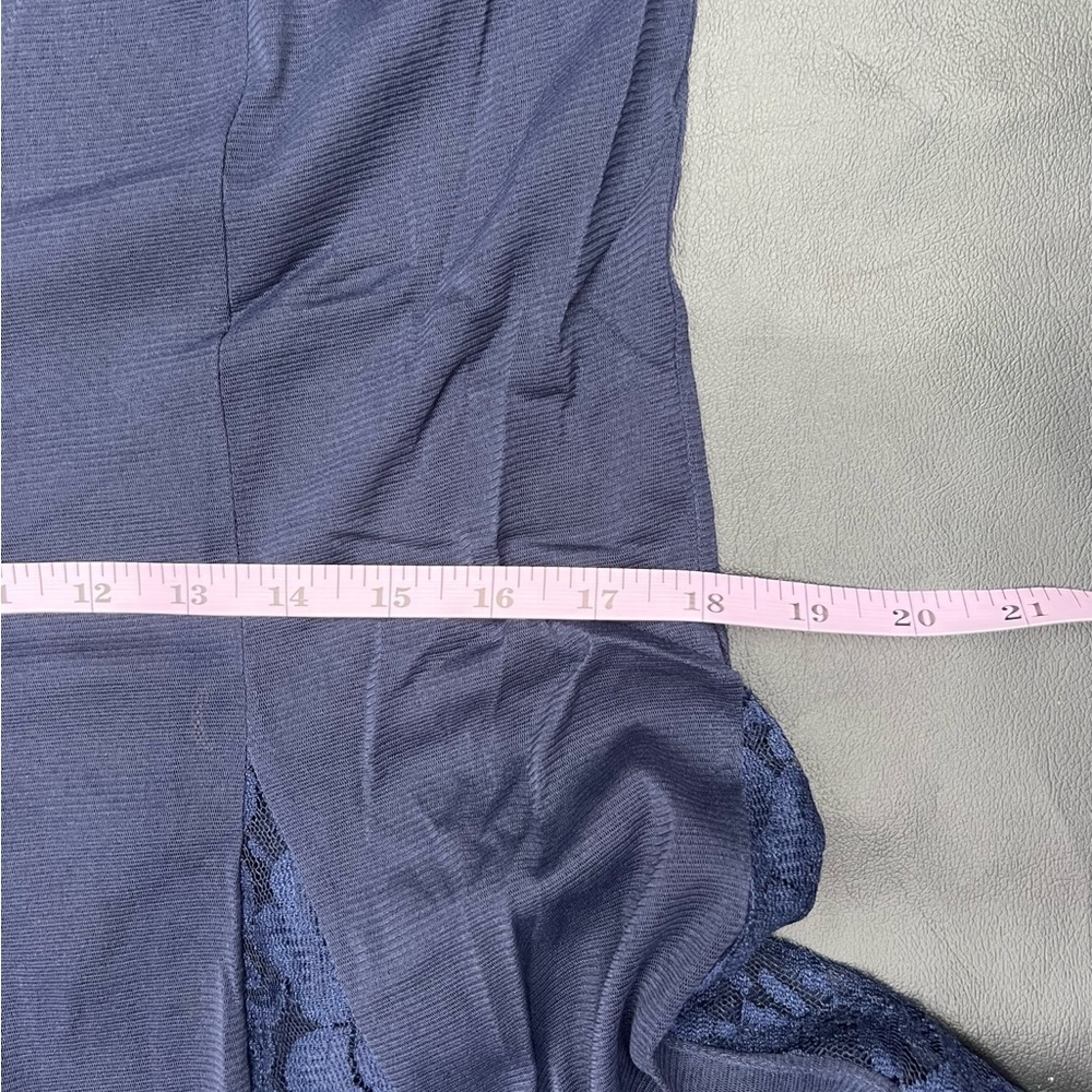 NWT We are HAH Mama C Dress Night Navy Lace Sheer Panel Maxi Dress - Picture 12 of 14